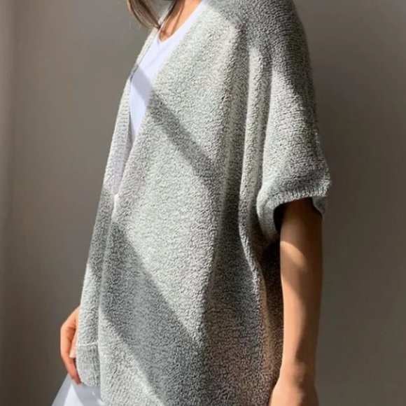 Aritzia Community Ionic Cape Cardigan Size XS/S Heather Grey - Picture 4 of 12